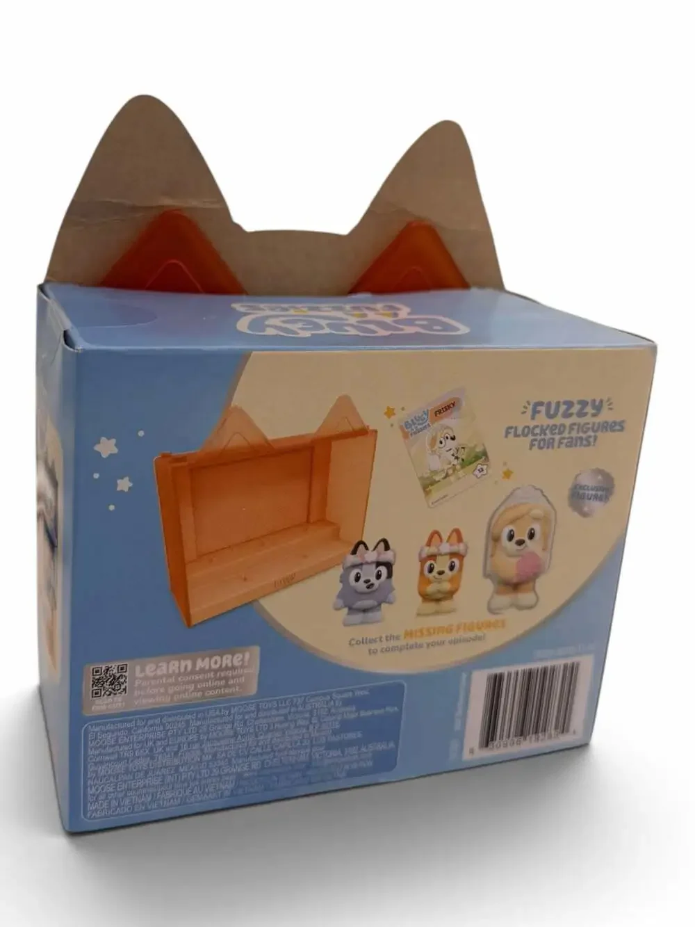 Bluey Fuzzies Episode Pack Series 1 The Sign Display Case and Figures